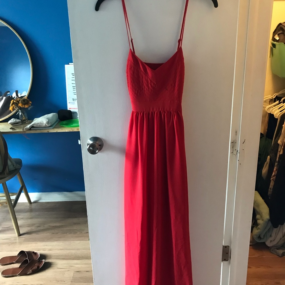 Red prom dress